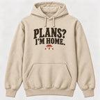 Plans? I'm Home. — garment mockup or size chart