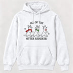 All Of The Otter Reindeer Parade — garment mockup or size chart