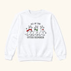 All Of The Otter Reindeer Parade — garment mockup or size chart