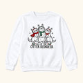 All Of The Otter Reindeer Three Friends — garment mockup or size chart
