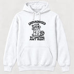 Undiagnosed But Something Ain't Right Raccoon — garment mockup or size chart