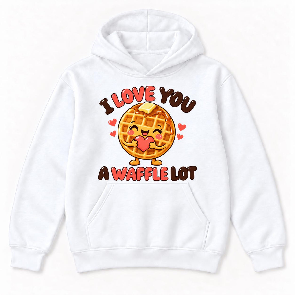 I Love You A Waffle Lot — garment mockup or size chart
