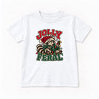 Jolly and Feral Raccoon Christmas Lights — garment mockup or size chart
