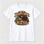 Murder Shows Comfy Clothes Vintage TV — garment mockup or size chart