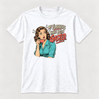 My Flabbers Have Been Gasted Retro Woman — garment mockup or size chart