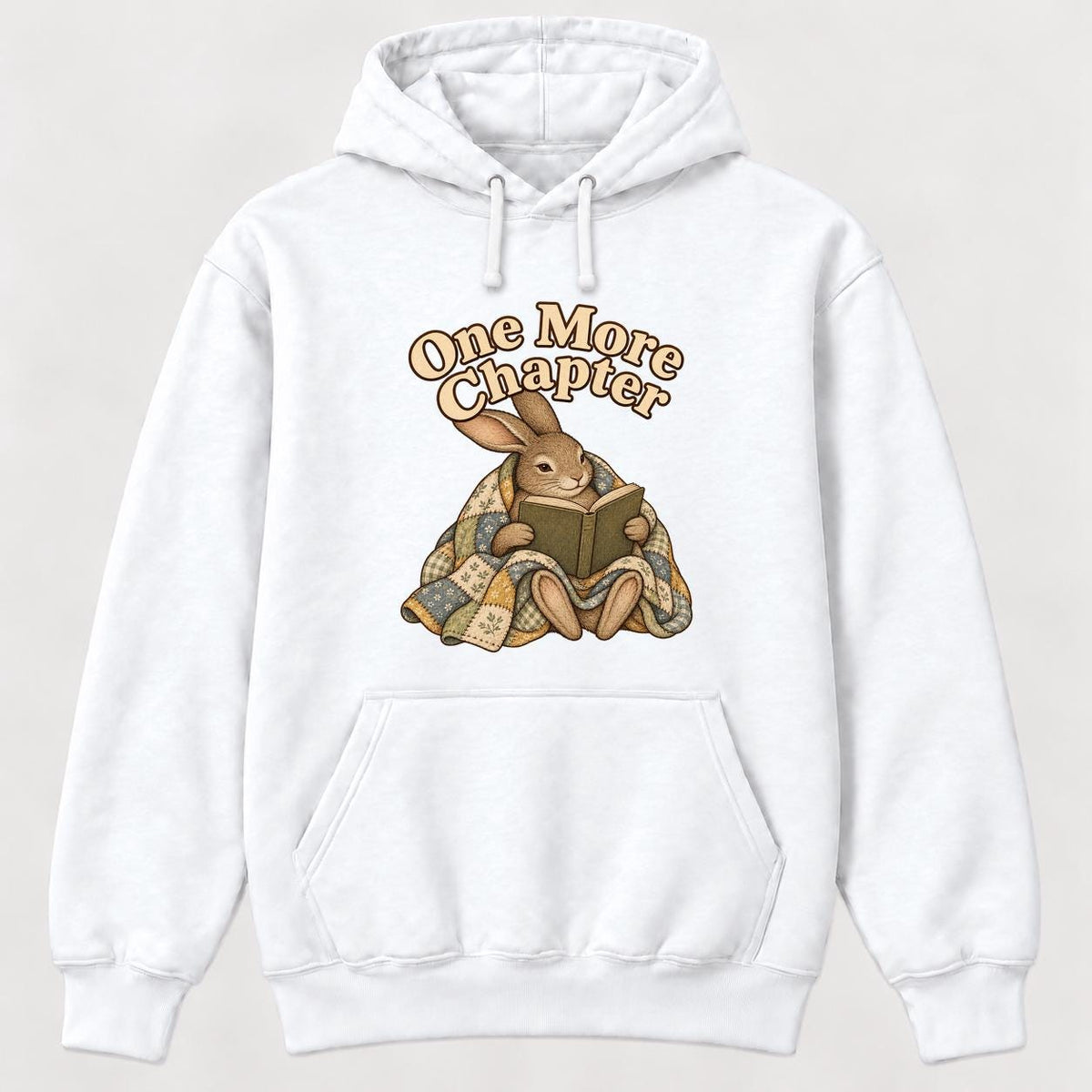 One More Chapter Reading Rabbit — garment mockup or size chart