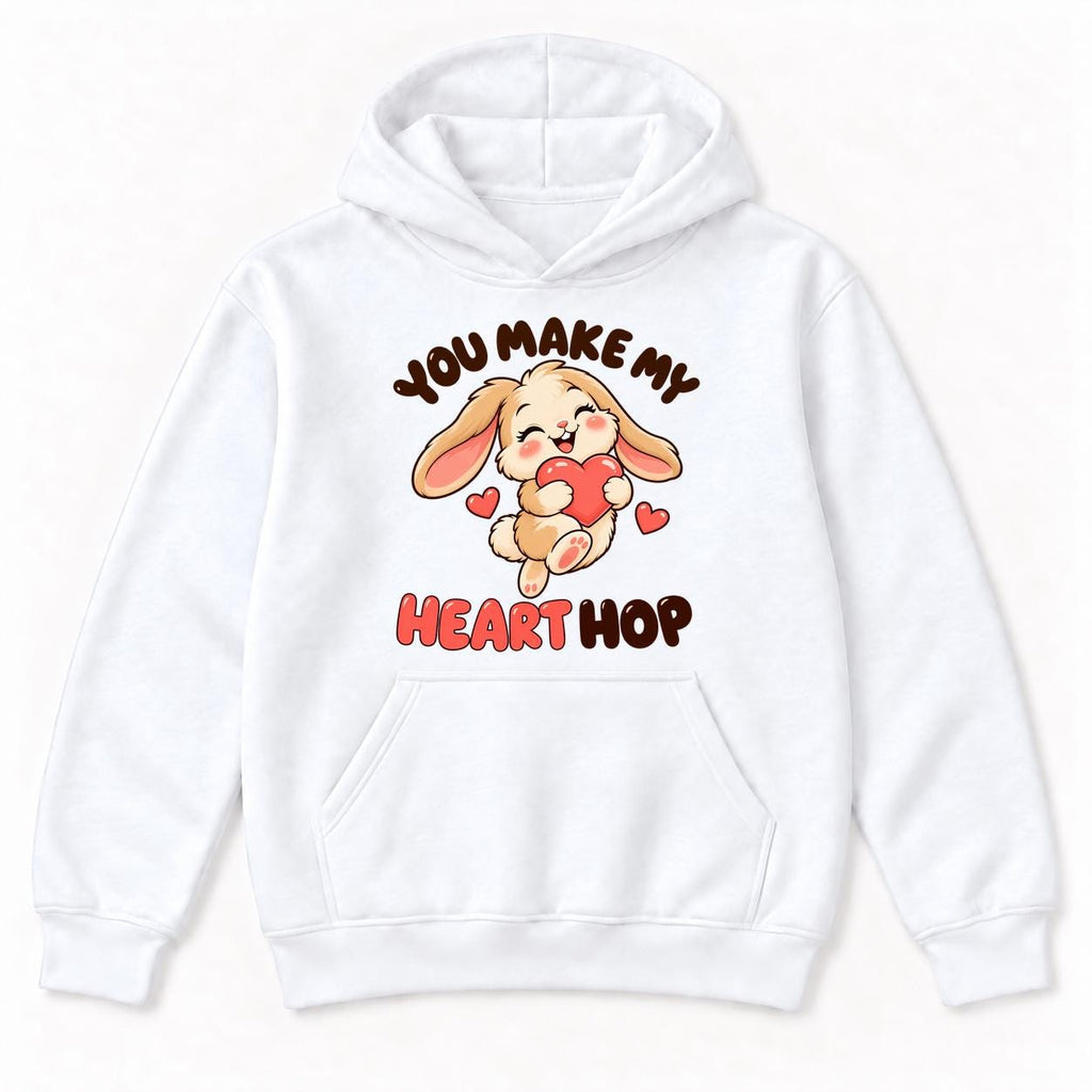 You Make My Heart Hop Bunny — garment mockup or size chart