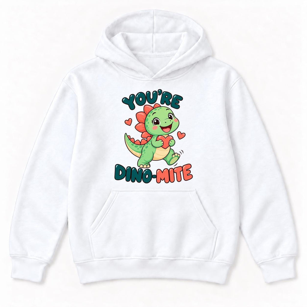Youre Dino Mite Dinosaur — garment mockup or size chart