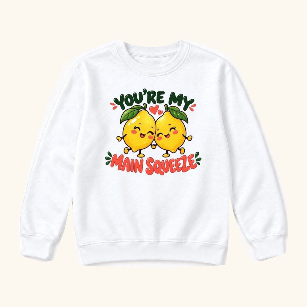 Youre My Main Squeeze Lemons — garment mockup or size chart