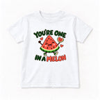 Youre One in a Melon Watermelon — garment mockup or size chart