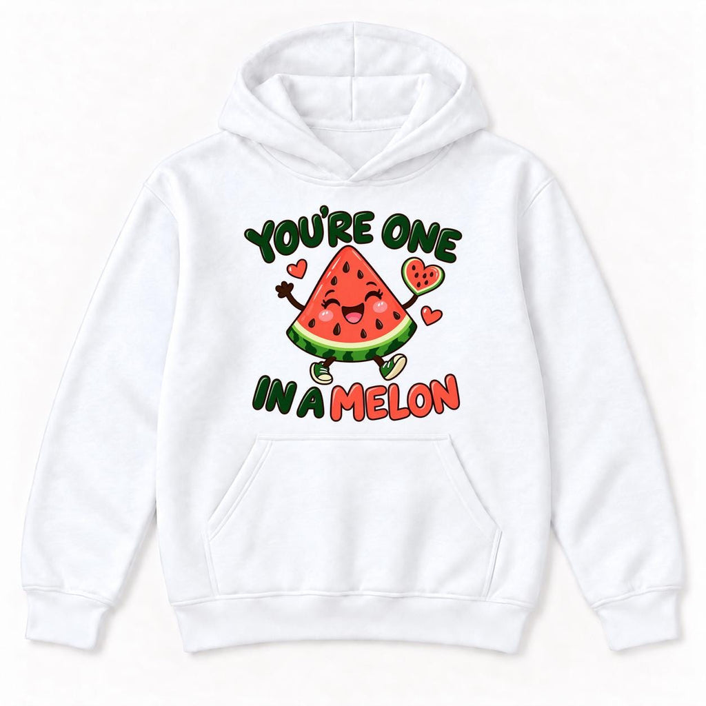 Youre One in a Melon Watermelon — garment mockup or size chart