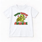 Youre Turtley Awesome Turtle — garment mockup or size chart