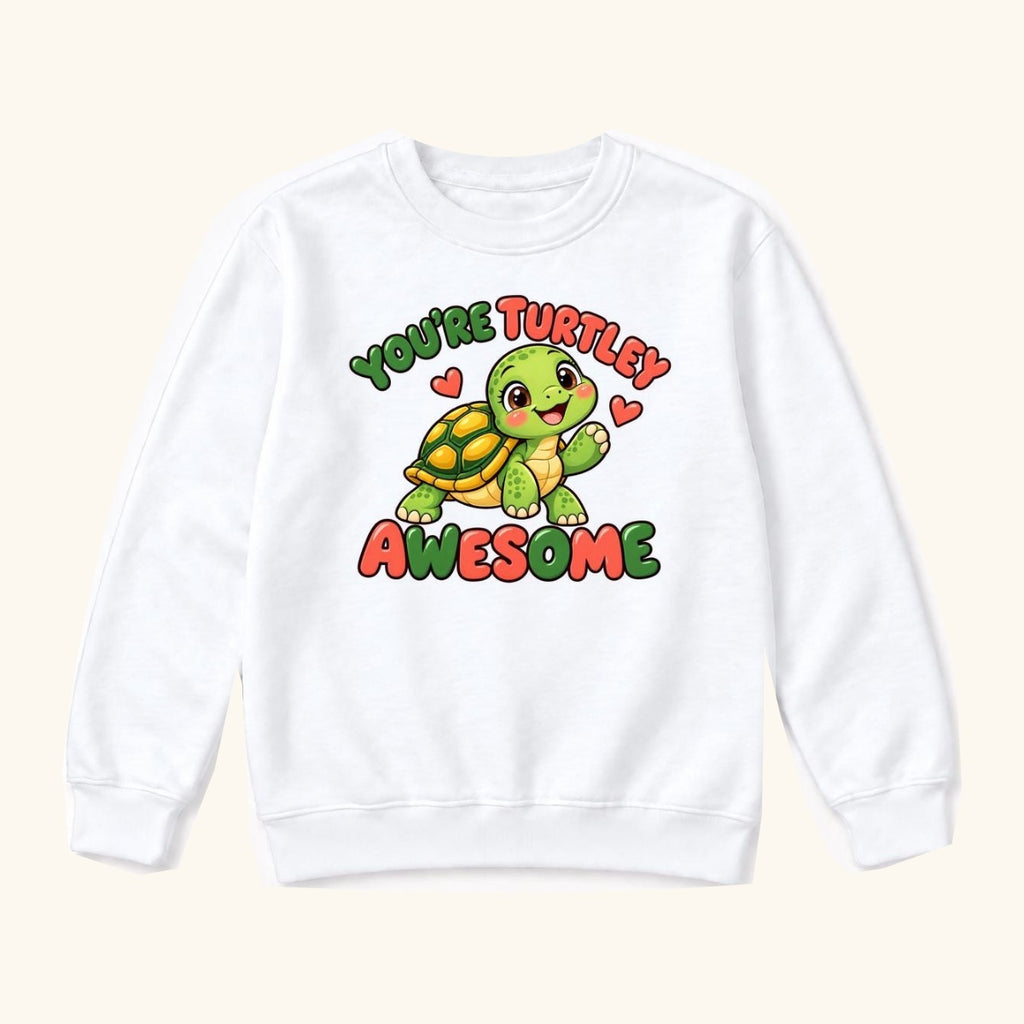 Youre Turtley Awesome Turtle — garment mockup or size chart