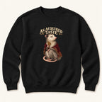 An Acquired Taste Storybook Possum Black — garment mockup or size chart