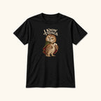 I Know Things Storybook Owl Black — garment mockup or size chart