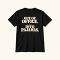 Out of Office, Into Pajamas — garment mockup or size chart