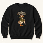 Not Easily Ruffled Storybook Duck — garment mockup or size chart