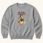 Not Easily Ruffled Storybook Duck — garment mockup or size chart