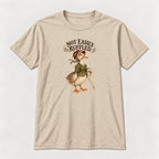 Not Easily Ruffled Storybook Duck — garment mockup or size chart