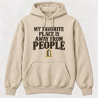 My Favorite Place Is Away from People — garment mockup or size chart