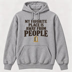 My Favorite Place Is Away from People — garment mockup or size chart